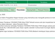 Terdakwa Pemerkosa Ponakan di Kendari Dituntut 13 Tahun Penjara dan Denda Rp 1 Miliar