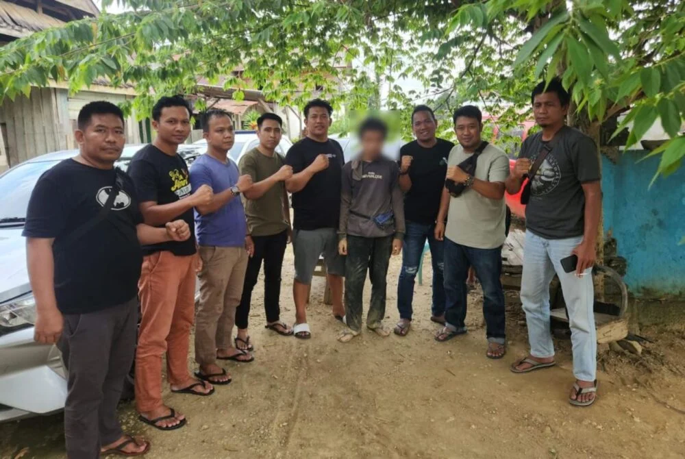 Polres Konawe Selatan menangkap A (21), tetangga korban, di Desa Tetesingi, Kecamatan Mowila