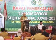 Sekda Sultra Bekali Ratusan LO Demi Suksesnya STQH Nasional XXVIII di Kendari