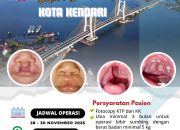 RSU Aliyah 3 Kendari dan Mitra Buka Pendaftaran Operasi Bibir Sumbing Gratis