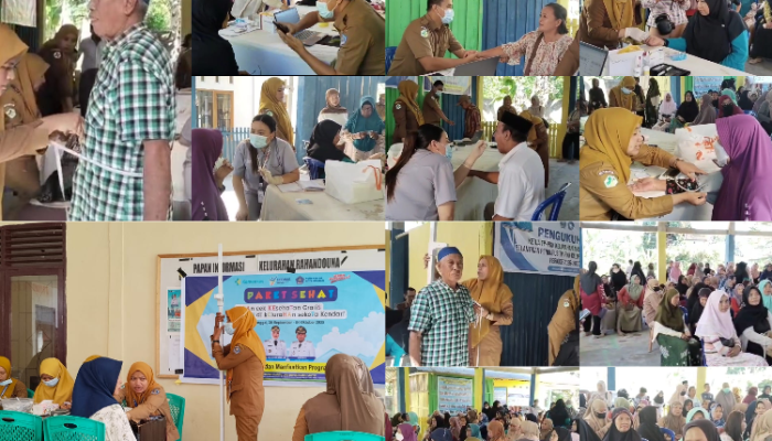 ‘Paket Sehat’ Wali Kota Siska, Puskesmas Poasia Gas Pol Cek Gratis, Bawa Dokter Hingga Obat Langsung di Balai Warga