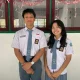 Bima Sutaprawira dan Fasya Indira Kirsya Aurellia, dua siswa SMAN 1 Kendari