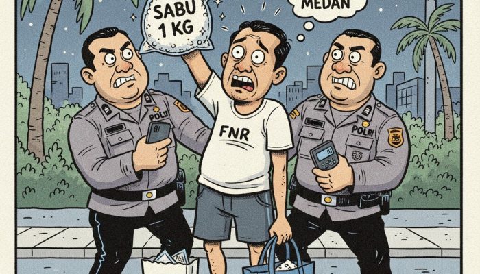 Polresta Kendari Gagalkan Peredaran Sabu 1 Kg Jaringan Medan-Sulawesi