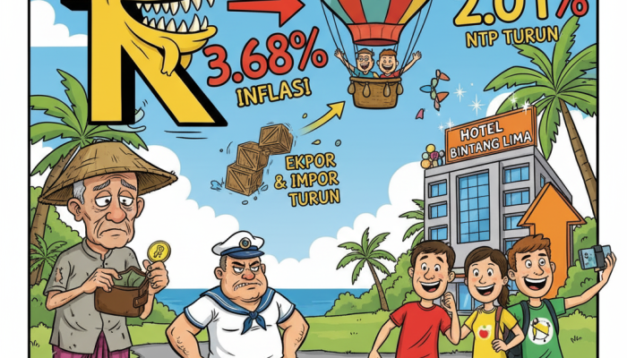 BPS Sultra: Sultra Alami Defisit Perdagangan Lebih Besar, Impor dan Ekspor Sama-Sama Anjlok