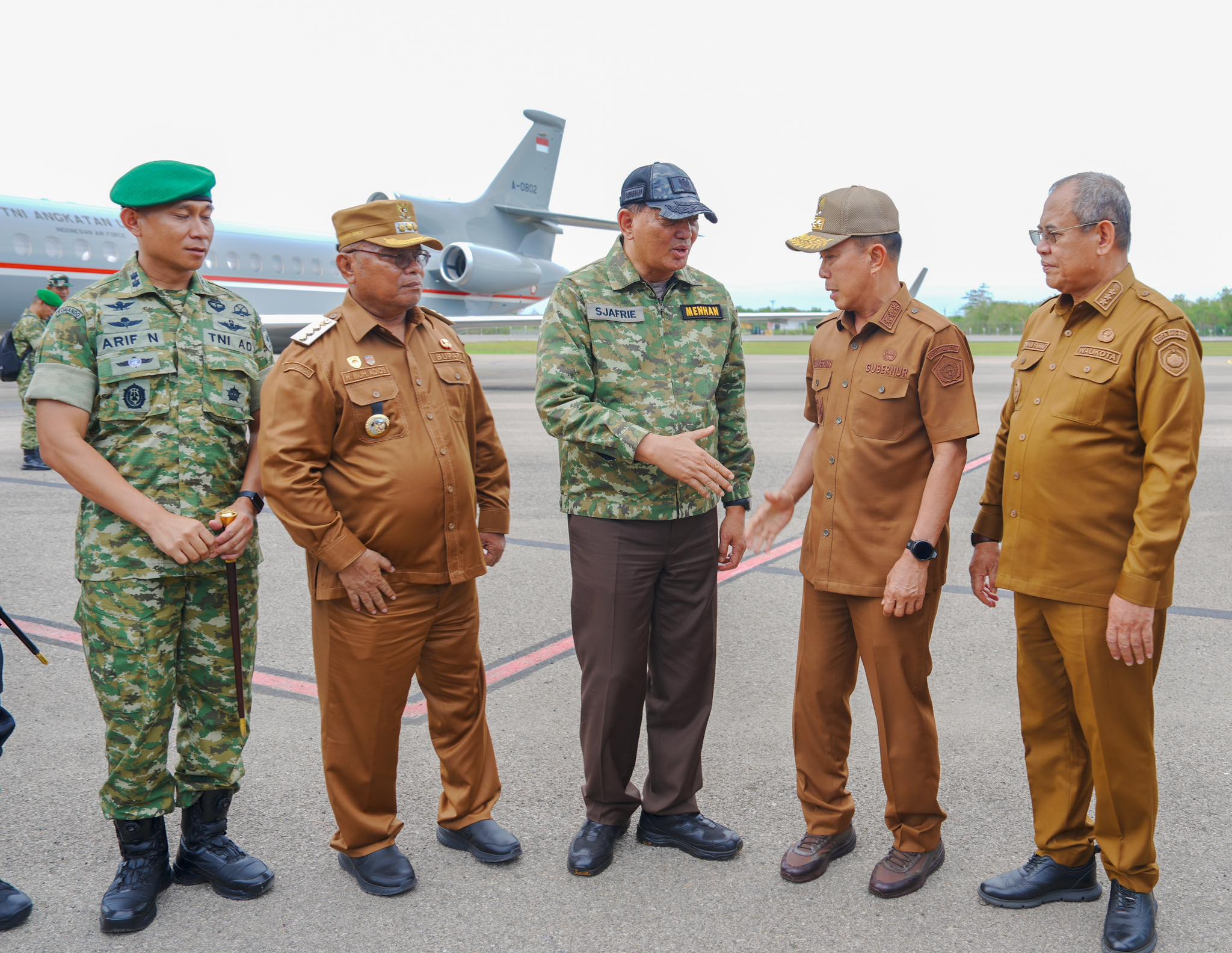 kunjungan kerja Menhan Sjafrie Sjamsoeddin