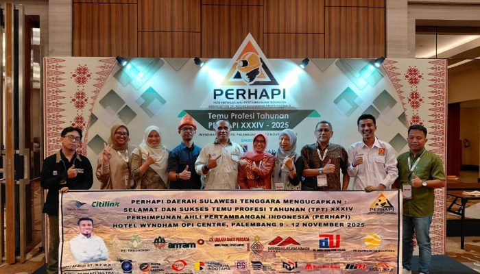 Perkaya Ilmu, Delegasi PERHAPI Sultra Rampungkan Temu Profesi Tahunan di Palembang