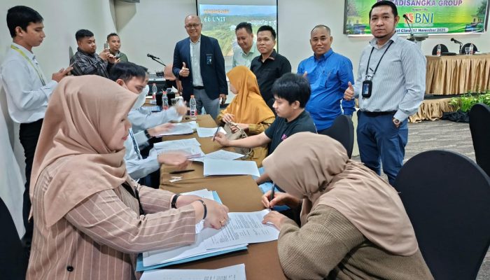 Sukses Akad 45 Unit, BNI: Kerja Keras dan Niat Baik PT Tadisangka Grup Patut Dicontoh