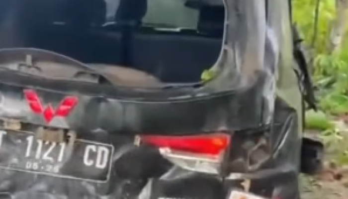 Mobil Dinas Wuling Terguling di Muna, Satu Tewas dan Dua Luka-luka