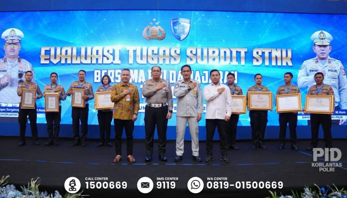 Korlantas Polri Gelar Anev Pelayanan STNK 2025