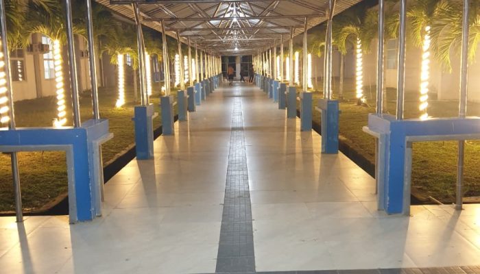 Pencahayaan Tematik yang Mengubah Suasana Malam di RSUD Bahteramas Menjadi Penuh Pesona
