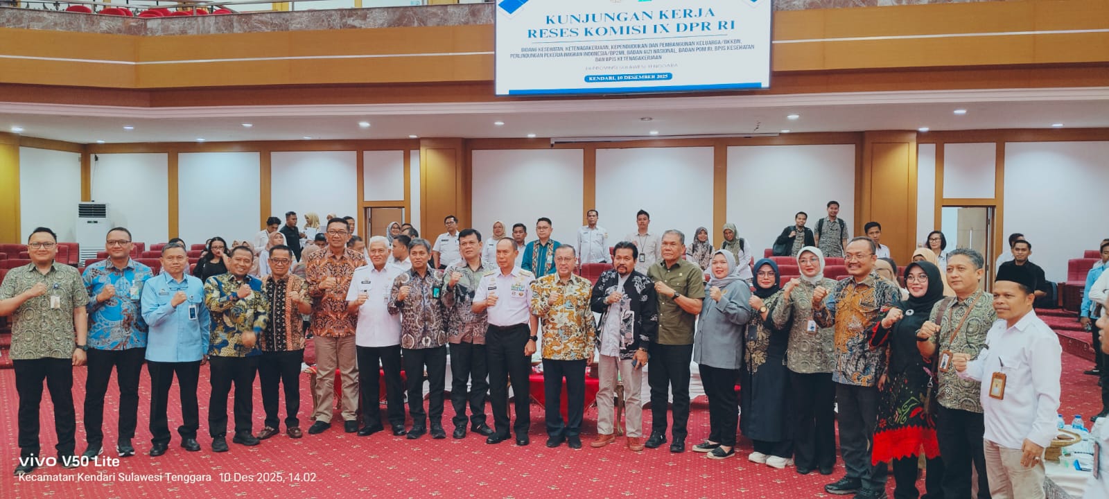 Komisi IX DPR RI, Gubernur Andi Sumangerukka