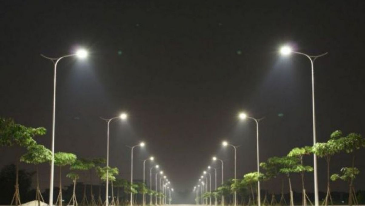 Ilustrasi penerangan jalan