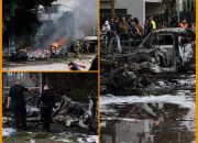 Rudal Iran Hantam Israel Tengah, Gedung Hancur-Mobil Jadi Abu
