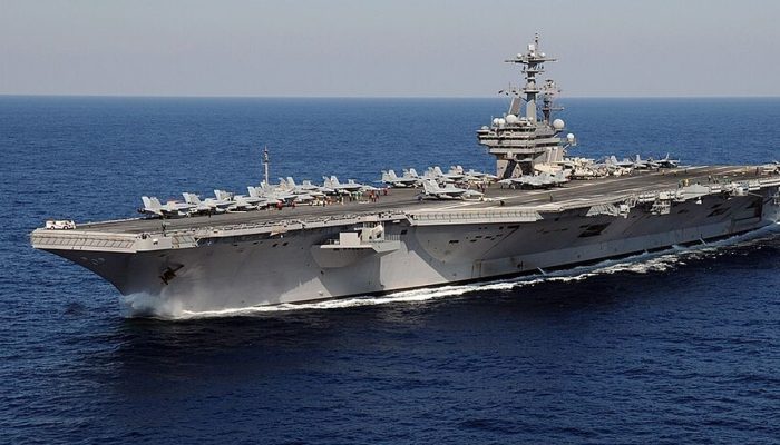 Kapal Induk USS George HW Bush Tiba di Timur Tengah, Bawa Deretan Jet Tempur