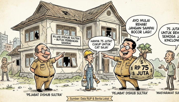 Dishub Sultra Kucurkan Rp 75 Juta untuk Rehabilitasi Rumah Jabatan Tahun 2026