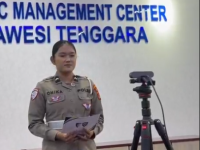 Ditlantas Polda Sultra, Kompol Sri Endang Fajar Ningsih