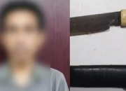 Polresta Kendari Ciduk Pria Asal Molawe Bawa Badik di Kost Eksklusif Puuwatu