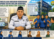 Pengelolaan Anggaran Kebersihan Bapenda Sultra Akuntabel, Pekerja dan Warga Beri Apresiasi