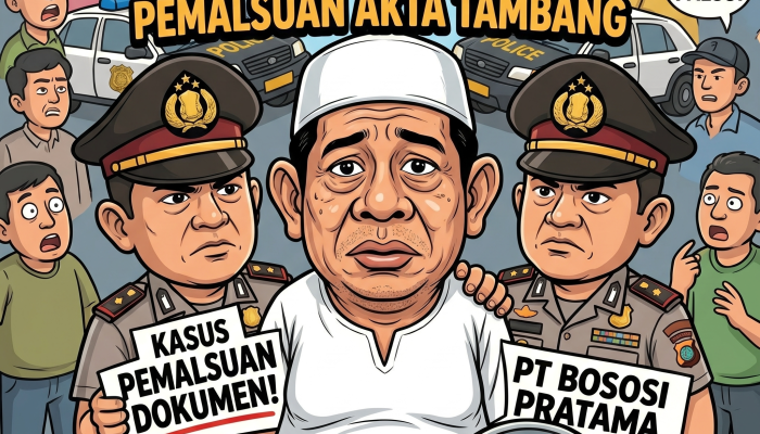 Bareskrim Polri Tetapkan Andi Uci Tersangka Pemalsuan Akta Tambang PT Bososi Pratama