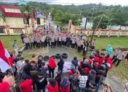 Ratusan Mahasiswa Kepung Mapolres Bombana, Desak Evaluasi Kapolres