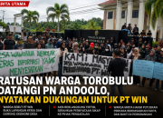 Di Tengah Gugatan, Ratusan Warga Torobulu Berdiri di Belakang PT WIN