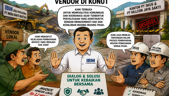 PT IBM Kedepankan Dialog, Siap Fasilitasi Penyelesaian Sengketa Vendor di Konut