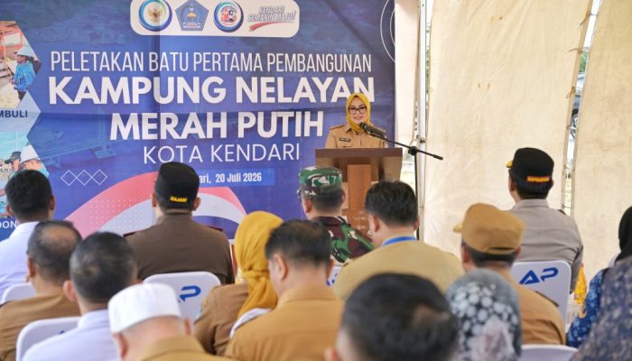 Sasar 1.139 KK Nelayan, Pemkot Kendari Mulai Bangun Kampung Nelayan Merah Putih