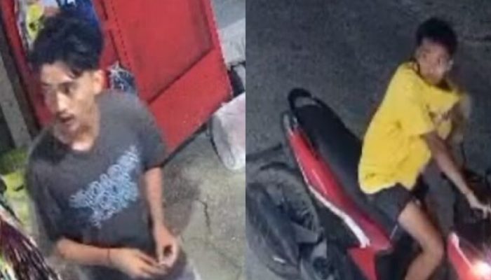 CCTV Rekam Dua Pria di Kendari Diduga Curi Jeriken BBM dengan Modus Beli Popok