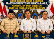 Anton Timbang Duduk di Samping Prabowo dan Anindya Bakrie, Kadin Sultra Bawa Misi Besar Investasi hingga Hilirisasi Nasional