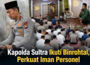 Kapolda Sultra Ikuti Binrohtal, Perkuat Iman Personel